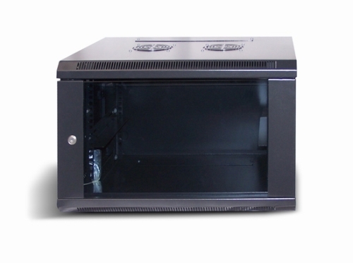 LC-R19-W4U450 Czarna - Wiszące szafy teleinformatyczne 19