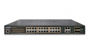 Planet GS-4210-24PL4C - Switch 24x10/100/1000T PoE + 4xTP/SFP